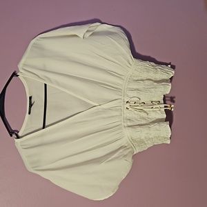 Peasant styled crop top